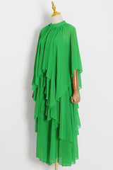Layered Silk-Georgette Gown | Dress In Beauty