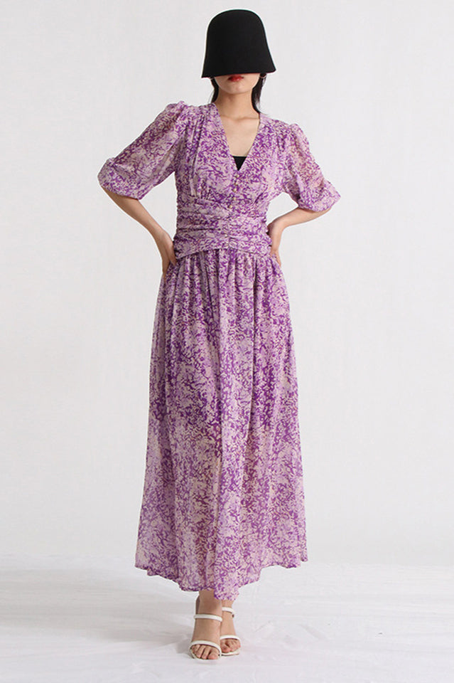 Aurier Printed Midi Dress | Dress In Beauty