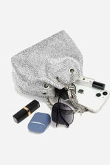 Mattea Crystal Embellished Bucket Bag