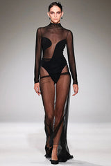 Lilyana Black Mesh Bandage Dress | Dress In Beauty