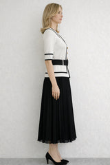 Short Sleeve Pleated Midi Dress | Dress In Beauty