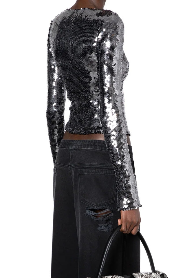 Solaris Sequined Top | Dress In Beauty