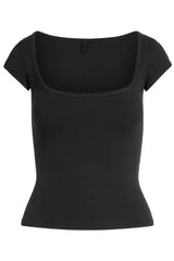 SKIMS Cotton Jersey Scoop Neck T-Shirt