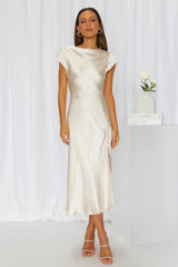 Get In Formation Satin Midi Dress | Dress In Beauty