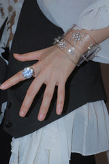 Handmade Acrylic Crystal Bracelet | Dress In Beauty