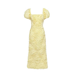 Molly Floral Applique Midi Dress | Dress In Beauty