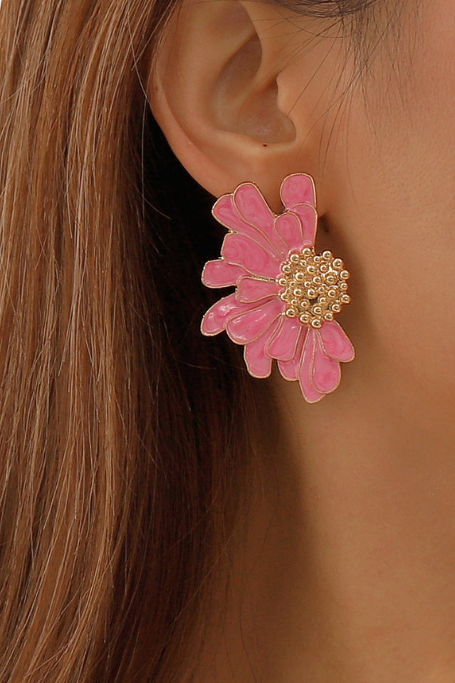 Sibyl Demi Flower Earrings | Dress In Beauty