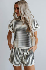 Lola Stripe Tee and Shorts Set