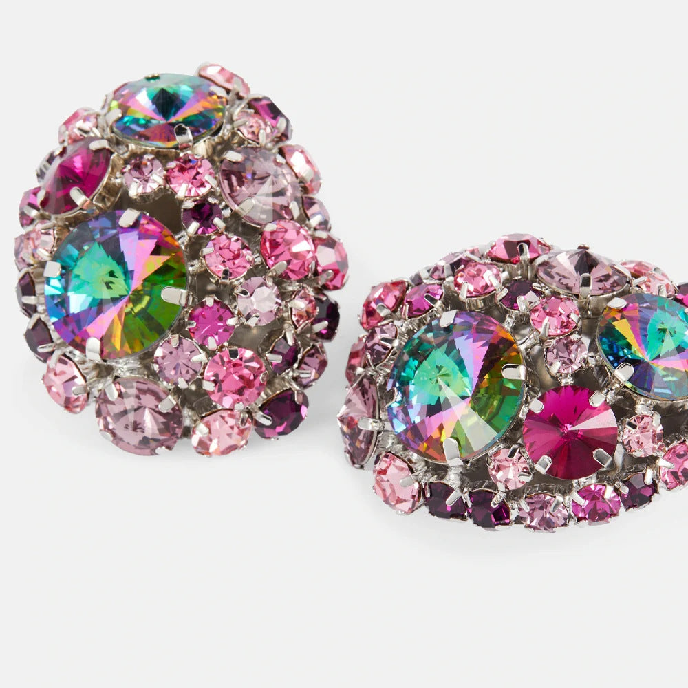 Nora Crystal Ear Clip Earrings | Dress In Beauty