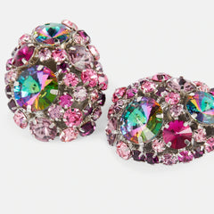 Nora Crystal Ear Clip Earrings | Dress In Beauty
