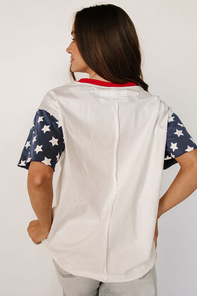 All American Girl Boyfriend Tee | Dress In Beauty