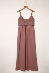 Mauve Boho Maxi Dress
