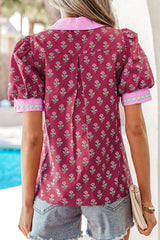 Floral Print Puff Sleeve Blouse | Dress In Beauty