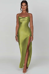 KAYLE Satin Cami Dress
