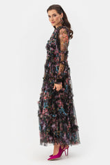 Georgina Ruffle Maxi Dress | Dress In Beauty