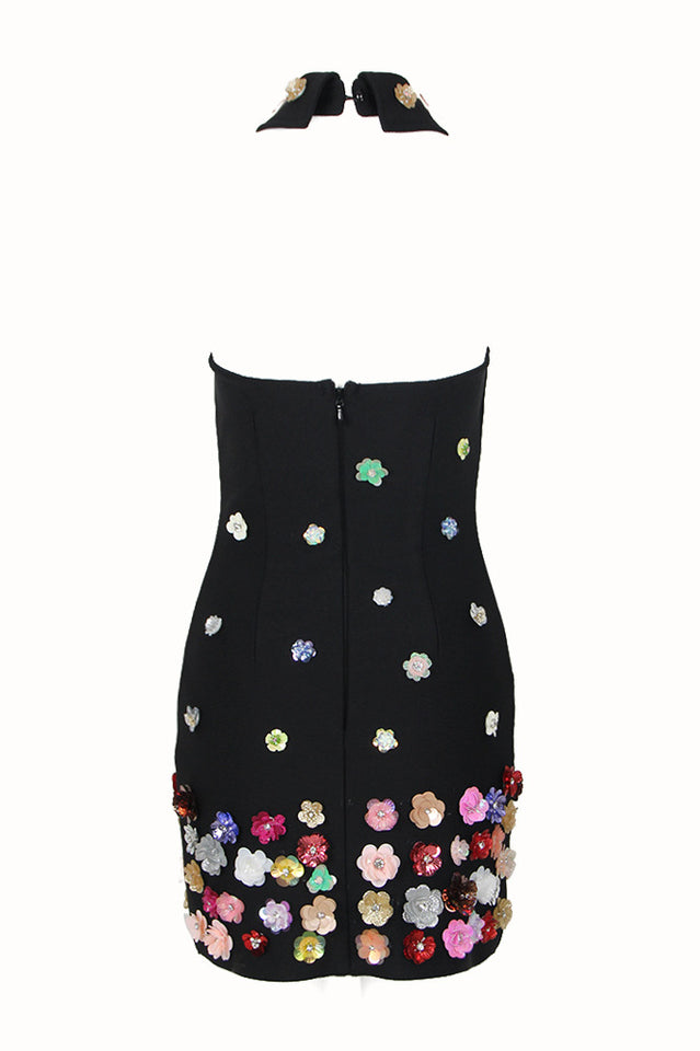 Gunnel Flower Embellished Bandage Dress | Dress In Beauty