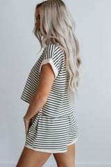 Lola Stripe Tee and Shorts Set