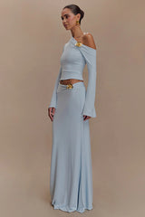 Ainsley Asymmetrical Maxi Skirt
