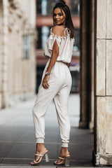 Azelia Cold Shoulder Jumpsuit | Dress In Beauty