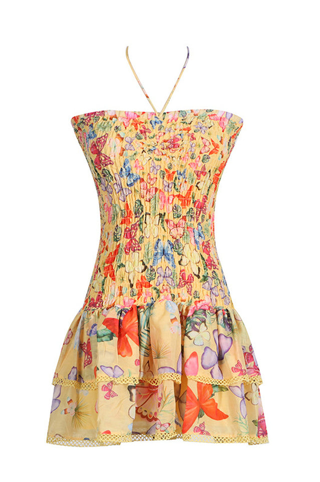 Naja Layered Printed Mini Dress | Dress In Beauty