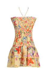 Naja Layered Printed Mini Dress | Dress In Beauty