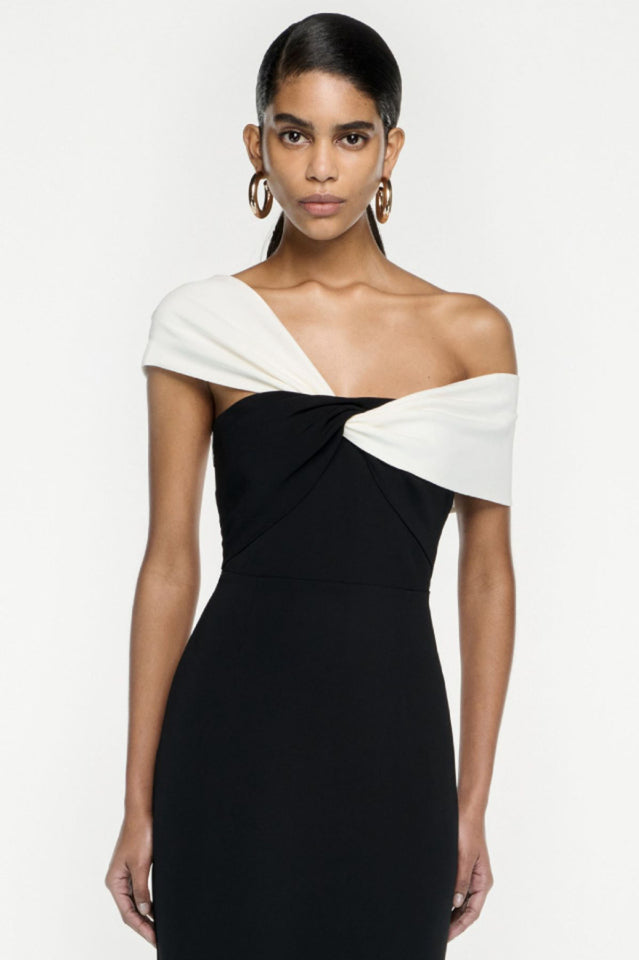 Asymmetric Off Shoulder Maxi Dress | Dress In Beauty