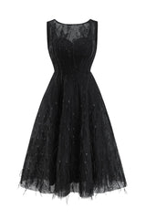 Sleeveless Beaded Feather Cocktail Dress | Dress In Beauty