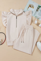 Textured Ruffle Set