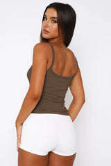 Solid Square Neck Top | Dress In Beauty