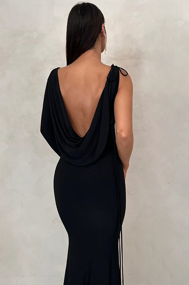Meliora One Shoulder Backless Maxi Dress | Dress In Beauty