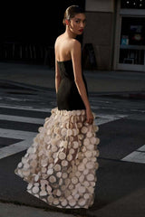 Strapless Flare Gown