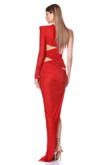Caits Crystal Cutout Maxi Dress