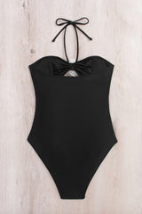 Flower Decoration One Piece Swimsuit | Dress In Beauty