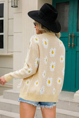 Floral Print Long Sleeve Sweater | Dress In Beauty