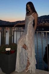 Masie See Through Maxi Dress
