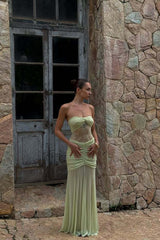 Khadijah Lace And Mesh Maxi Dress | Dress In Beauty