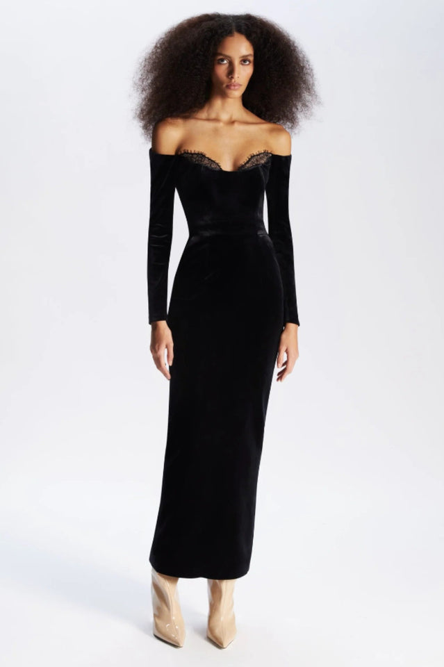 Palma Strapless Velvet Dress | Dress In Beauty