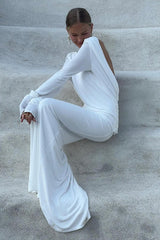 Quintina Plunging Back Maxi Dress