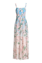Daryl Strappy Floral Printed Maxi Dress