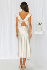 Get In Formation Satin Midi Dress | Dress In Beauty