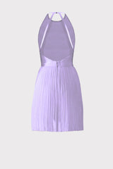 Halter Neck Backless Fringed Mini Dress