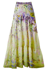 Floral Applique Maxi Dress