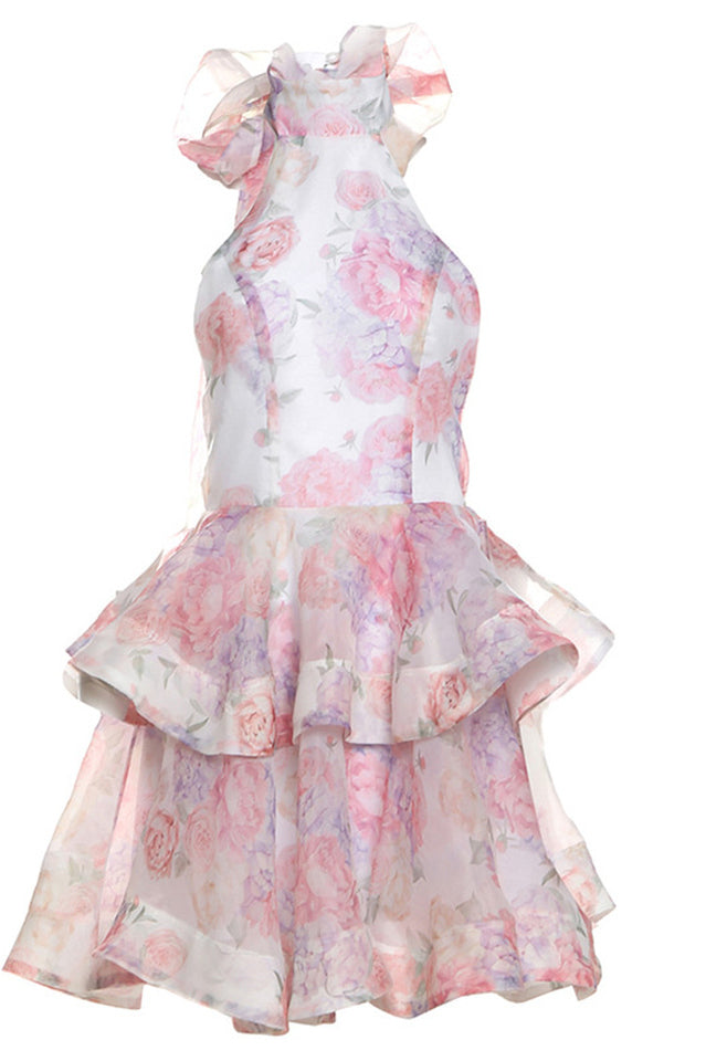 Marissa Oversized Bow Tiered Mini Dress | Dress In Beauty