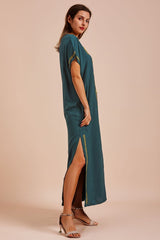 Boho Print Slit Dress | Dress In Beauty
