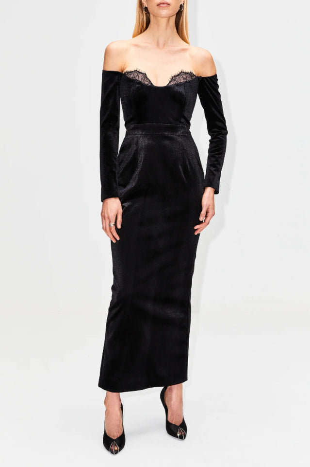 Palma Strapless Velvet Dress | Dress In Beauty