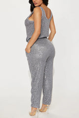 Always Glam Sequin Jumpsuit | Dress In Beauty