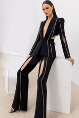Cut-Out Diamonds Decorated Set | Dress In Beauty