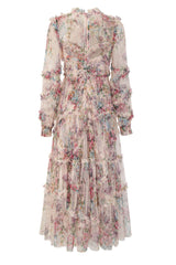 Georgina Ruffle Maxi Dress | Dress In Beauty