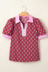 Floral Print Puff Sleeve Blouse | Dress In Beauty
