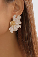 Sibyl Demi Flower Earrings | Dress In Beauty